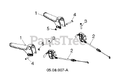 Poulan Pro PR 271 (961920073-01) - Poulan Pro Snow Thrower (2014-05) HANDLE