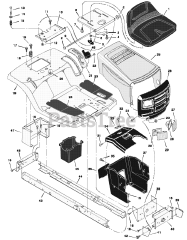Murray 38500A - Murray 38" Lawn Tractor (1997)