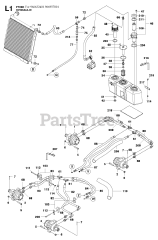 Husqvarna PT 26 D - Husqvarna Swedish Riding Mower (Original) HYDRAULIC PUMP - MOTOR 4