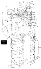 Toro 05-42RY02 - Toro 42" Rear-Discharge Mower Deck (SN: 010000001 - 019999999) (1991)