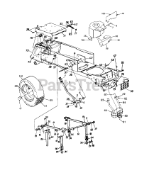 Yard Machines 14AS83AH000 - Yard Machines Garden Tractor (1997)