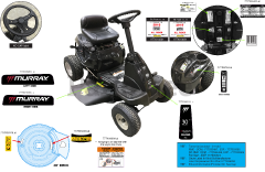 Murray 13CC26JD058 - Murray Rear-Engine Riding Mower (2019)