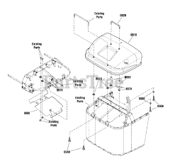 Snapper 1687825 - Snapper Collector Cover for Rear-Discharge Lawn Tractor