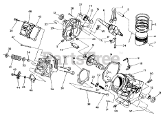 Craftsman 580.751782 (9898-2) - Craftsman 2,500 PSI Pressure Washer Repair Parts Drawing No. 88588