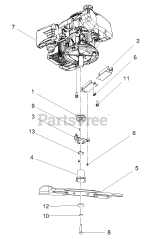 Ariens 911375 (LMSP) - Ariens Razor 21" Self-Propelled Walk-Behind Mower, 175cc Subaru (SN: 000101 - 021068) Engine_Blade