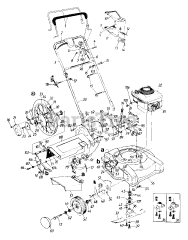 MTD 95125 (122-528R062) - MTD Walk-Behind Mower (1992) (Lowes)