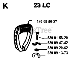 Husqvarna 23 R - Husqvarna String Trimmer HANDLE 2