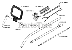 Husqvarna 18 RL - Husqvarna String Trimmer (1988-05) Handle Assembly