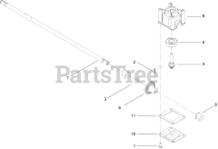 Toro 20007 - Toro 22" Recycler Walk-Behind Mower (SN: 240000001 - 240999999) (2004) Transmission Assembly No. 106-3955