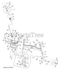 Jonsered LT 2217 A (960410113-05) - Jonsered Lawn Tractor (2012-08) STEERING
