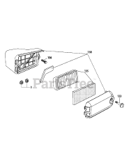 Troy-Bilt 2P70M0D - Troy-Bilt Engine 2P70M0D Air Cleaner