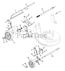 Ariens 911321 (LM 21 SC) - Ariens 21" Self-Propelled Walk-Behind Mower, 5hp Briggs & Stratton (SN: 000101 & Above)