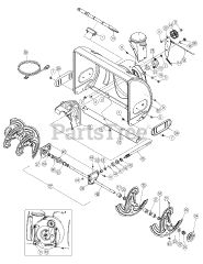White Outdoor SB-626 (31AE6GLF790) - White Outdoor Snow Boss Snow Thrower (2005-2) Chute Assembly