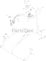 Toro 74926 (6000) - Toro 60" Z Master Zero-Turn Mower, Side-Discharge Deck (SN: 403005770 - 404319999) Wire Harness Assembly No. 135-5753