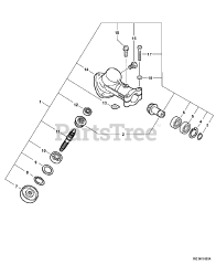 Echo SRM-210 - Echo String Trimmer (SN: 10001001 - 10999999) Gear Case  S/N: 10001506 - 10011066