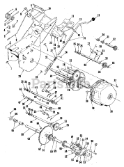 Homelite RE-5 (990769) - Homelite Lawn Tractor, 5hp