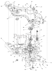 Ryobi 21AB454B034 - Ryobi Tiller (2003) Gear Case