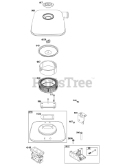 Briggs & Stratton 613477-0250-J1 - Briggs & Stratton Horizontal Engine