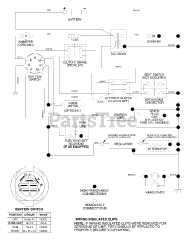 Poulan Pro PR 185H42ST H - Poulan Pro Lawn Tractor (2002) Schematic