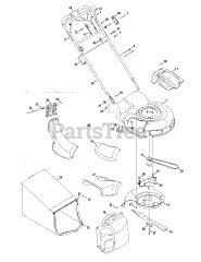 Cub Cadet CC 98 M (12A-98MC010) - Cub Cadet Walk-Behind Mower (2008) General Assembly