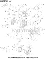 Kohler CH742-3000 - Kohler Command PRO Engine, Basic Version, 25hp, 747cc 11 Exhaust