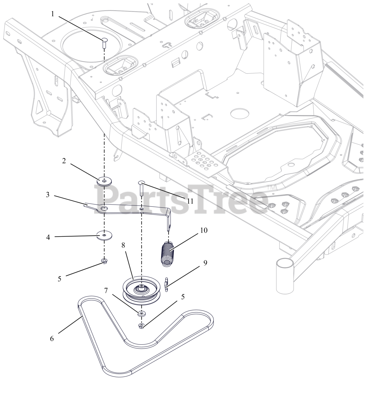 Gravely 918009 (ZTX 48) - Gravely 48