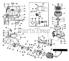 Lawn-Boy 5501 - Lawn-Boy Walk-Behind Mower (SN: 300000001 - 399999999) (1973) Engine, Starter, Magneto  Carburetor: Model Used On: 7262e