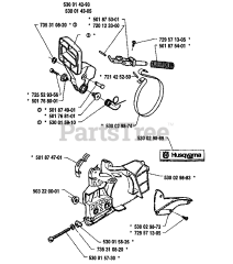 Husqvarna 41 - Husqvarna Chainsaw (1991-06) Chain Brake Assembly