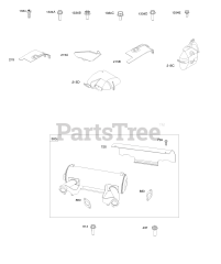 Briggs & Stratton 613275-0002-E1 - Briggs & Stratton Horizontal Engine Air Guides, Muffler