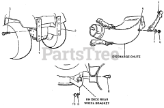 Cub Cadet 444 (190-444-100) - Cub Cadet 46" Mower Bagger Adapter 46" Mower Bagger Adapter