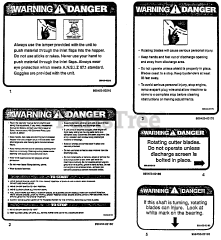 Echo SH-3000 - Echo Shredder (1992 - 1993) Decal Part 1