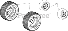 Cub Cadet PRO Z 100 KW 160-S (53RIEFJU050) - Cub Cadet 60" Pro Z Series Zero-Turn Mower, Kawasaki (2016) Wheels