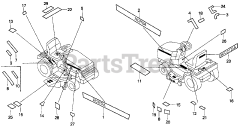 Honda H4518 H HSA/C (MZAT) - Honda Lawn Tractor, Made in Japan (SN: MZAT-3000001 - MZAT-3999999) LABELS