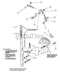 Simplicity 7018 H (1690366) - Simplicity Garden Tractor, 18hp Lift Lever &amp; Cable Group (7012, 7016, &amp; 7018)