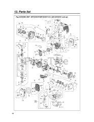 RedMax SRTZ 2401 F-CA - RedMax Short Reach Hedge Trimmer, CARB (SN: 60100101 & Above) (2009-05)