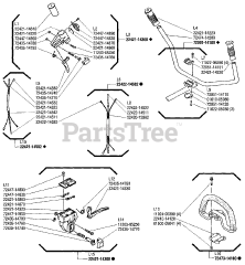 Shindaiwa T 250 - Shindaiwa String Trimmer Throttle, Handle And Switch