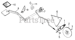 Cub Cadet 1604 (143-580-100) - Cub Cadet Garden Tractor Brakes &amp; Connections-582 Special