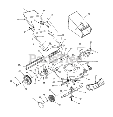 Yard Machines 11A-589S762 - Yard Machines Walk-Behind Mower (2001) (Lowes)
