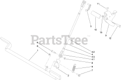 Toro 22974 (TRX-26) - Toro Trencher (SN: 310000301 - 310999999) (2010) Parking Brake Assembly