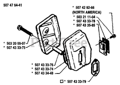 Husqvarna 33 - Husqvarna Chainsaw (1989-05) Muffler