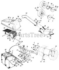 MTD 19083-9 - MTD Grass Catcher Assembly (1989)