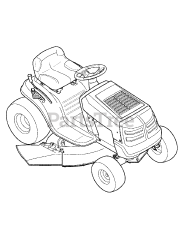 Huskee LT 3800 (13AC76LF031) - Huskee 38" Lawn Tractor (2010) (Tractor Supply)