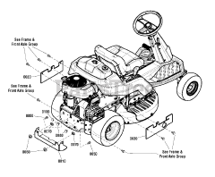 Snapper REX 130 (7800938-00) - Snapper 33" Rear-Engine Riding Mower, 12.5hp