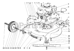 Toro 23000 - Toro 21" Whirlwind Hevi-Duty Walk-Behind Mower (SN: 002000001 - 002999999) (1972)