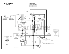Ferris Comfort Control DD (5900553) - Ferris Comfort Control DD 52" Walk-Behind Mower, 21hp Kawasaki, Side-Discharge Electrical Schematic - Ignition Grounding Circuit/Operator Presence - FX Engines