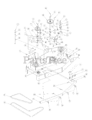Cub Cadet G 1548 (55AE232S150) - Cub Cadet Walk-Behind Mower Deck Assembly