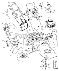 MTD 12A-379B033 - MTD Walk-Behind Mower (2000) (Ace Hardware)