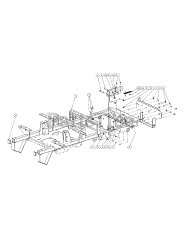 Cub Cadet M54-KW (53AI8CT4050) - Cub Cadet 54" Tank Zero-Turn Mower, 25hp Kawasaki Frame Assembly