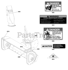 Murray 1695969 - Murray 42" Snow Thrower Attachment Miscellaneous Group