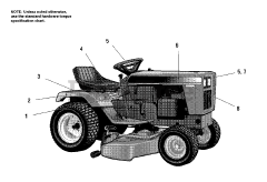 AGCO 918 H (1692848) - AGCO 48" Garden Tractor, 18hp